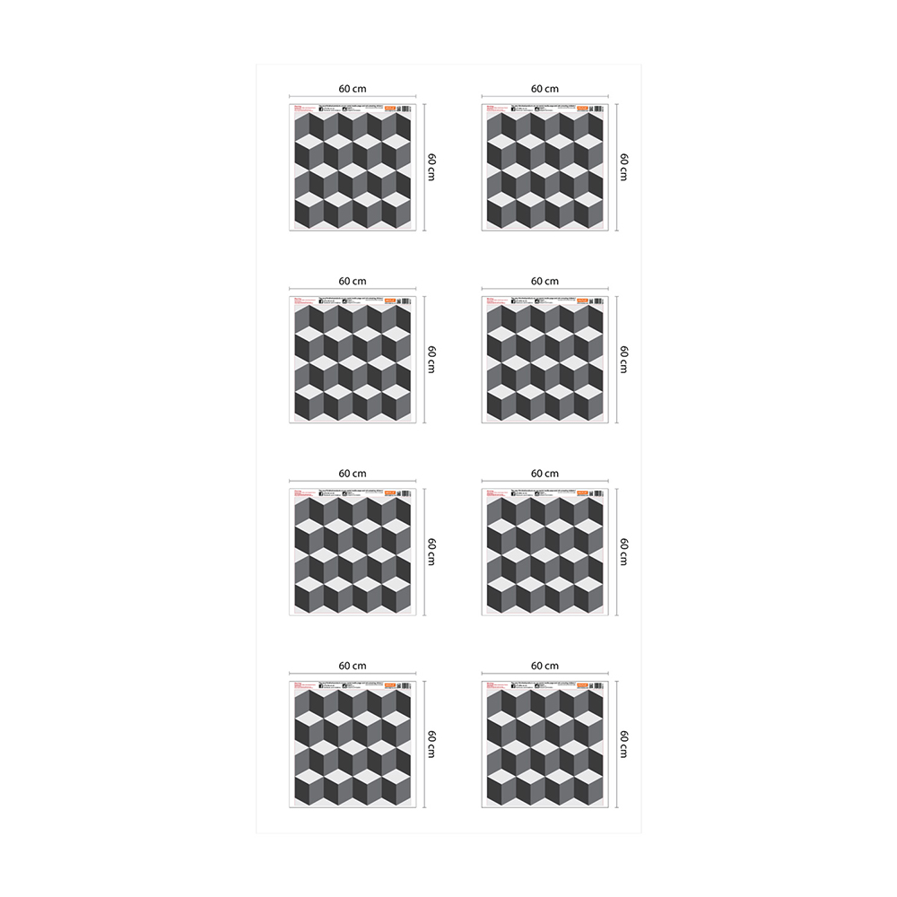 Декор для стен 3D Cubes Pattern Walplus WM5101X8 - Вид №2