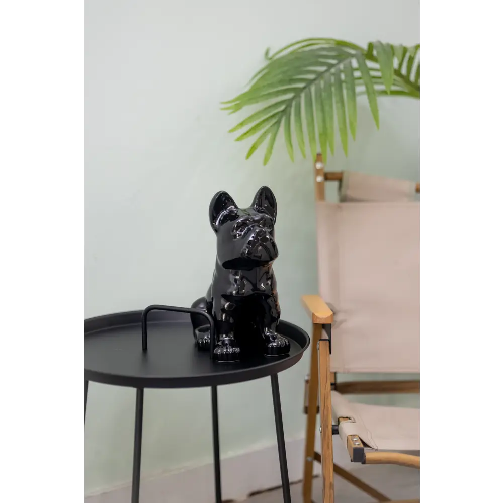 Декоративная собака Бульдог керамика черная 23x18x12 см Santreyd STLM-2023186 - Вид №4