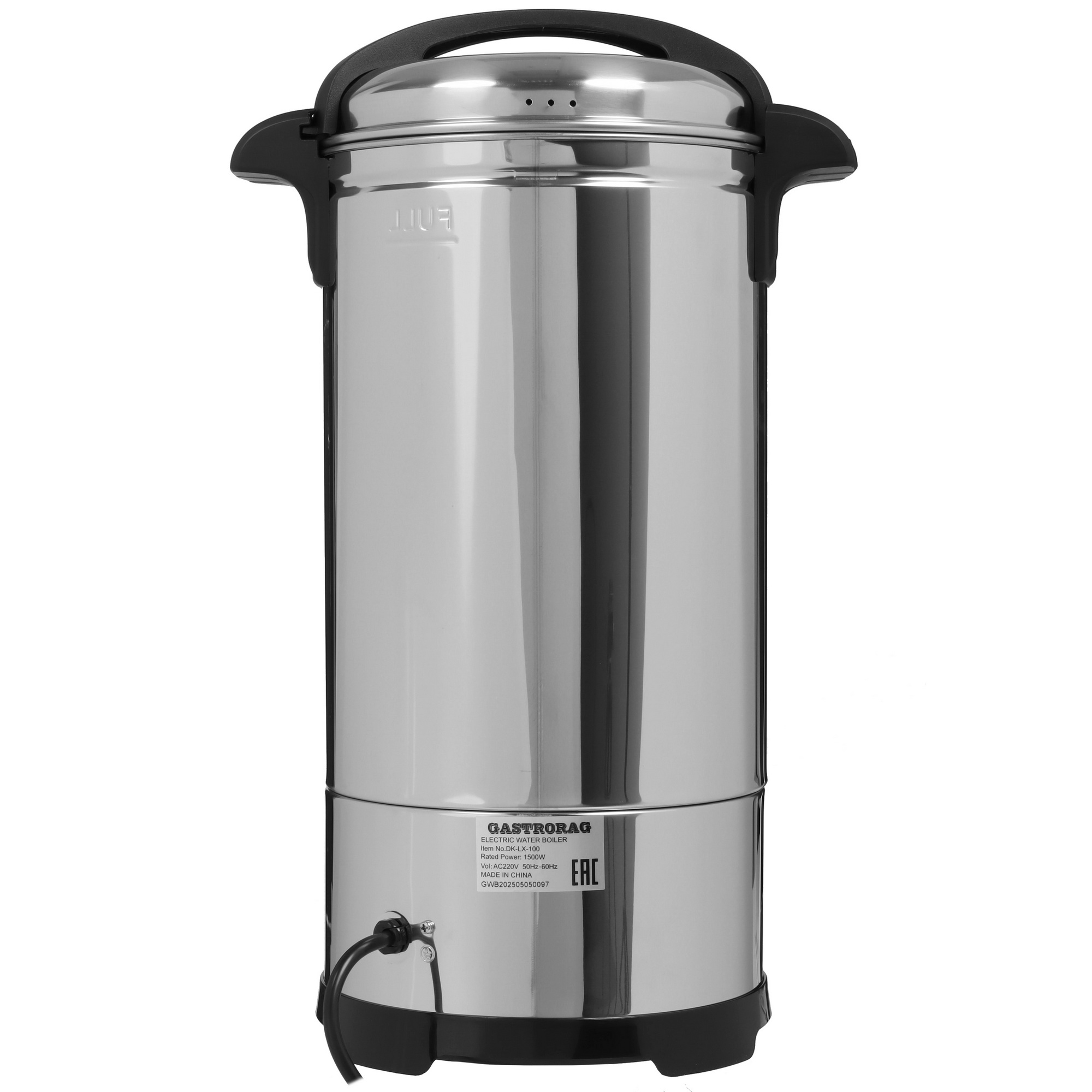 8107702 Термопот GASTRORAG DK-LX-100 серебристый STDN-0140791 - Вид №6