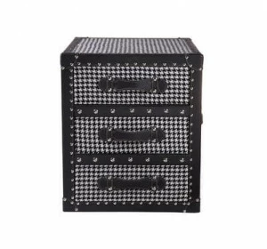 Комод черный с 3 ящиками Vintage UNICO ДИЗАЙНЕРСКИЕ, КОМОДЫ VINTAGE 248870 Черный