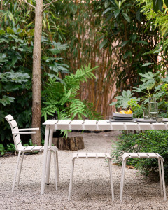 Алюминиевый прямоугольный садовый стол