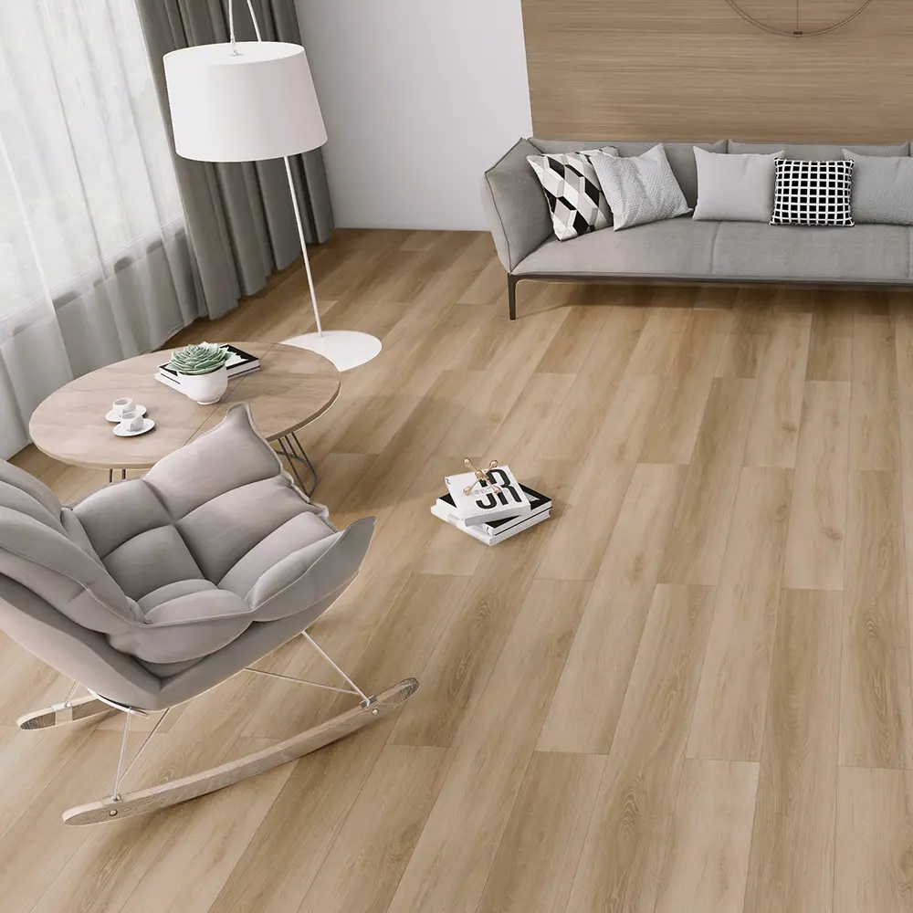 91639921 SPC плитка LAMIWOOD Moderno Дуб Арриго 711 43 класс толщина 5 мм 2.22 м², цена за упаковку STLM-0889297