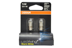 16035295 Автолампа T4W BA9s LED WARM 4000K 2шт 12V, 1, 5 3850WW-02B Osram