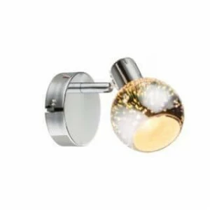 Спот настенный с металлическим плафоном хром Koby 54845-1 GLOBO KOBY 00-3925154 Хром