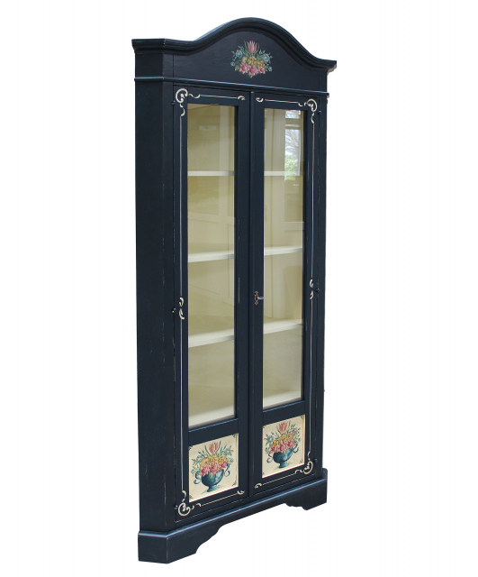 1973 Tifernoit Угловой шкаф с 2 стеклянными дверцами Soggiorno  - Вид №8