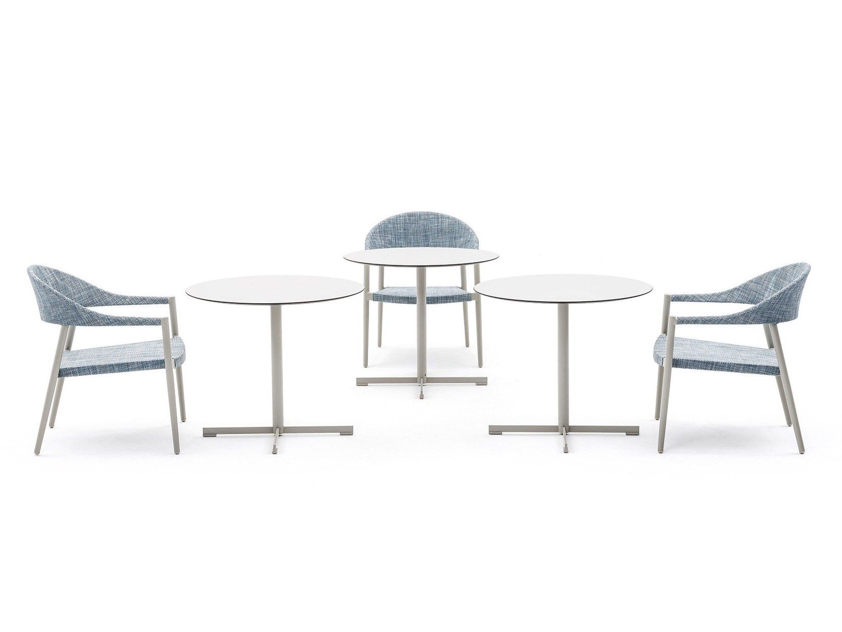 4 спицы с порошковым покрытием стальной стол база Varaschin Summer Set ARCH-00106954