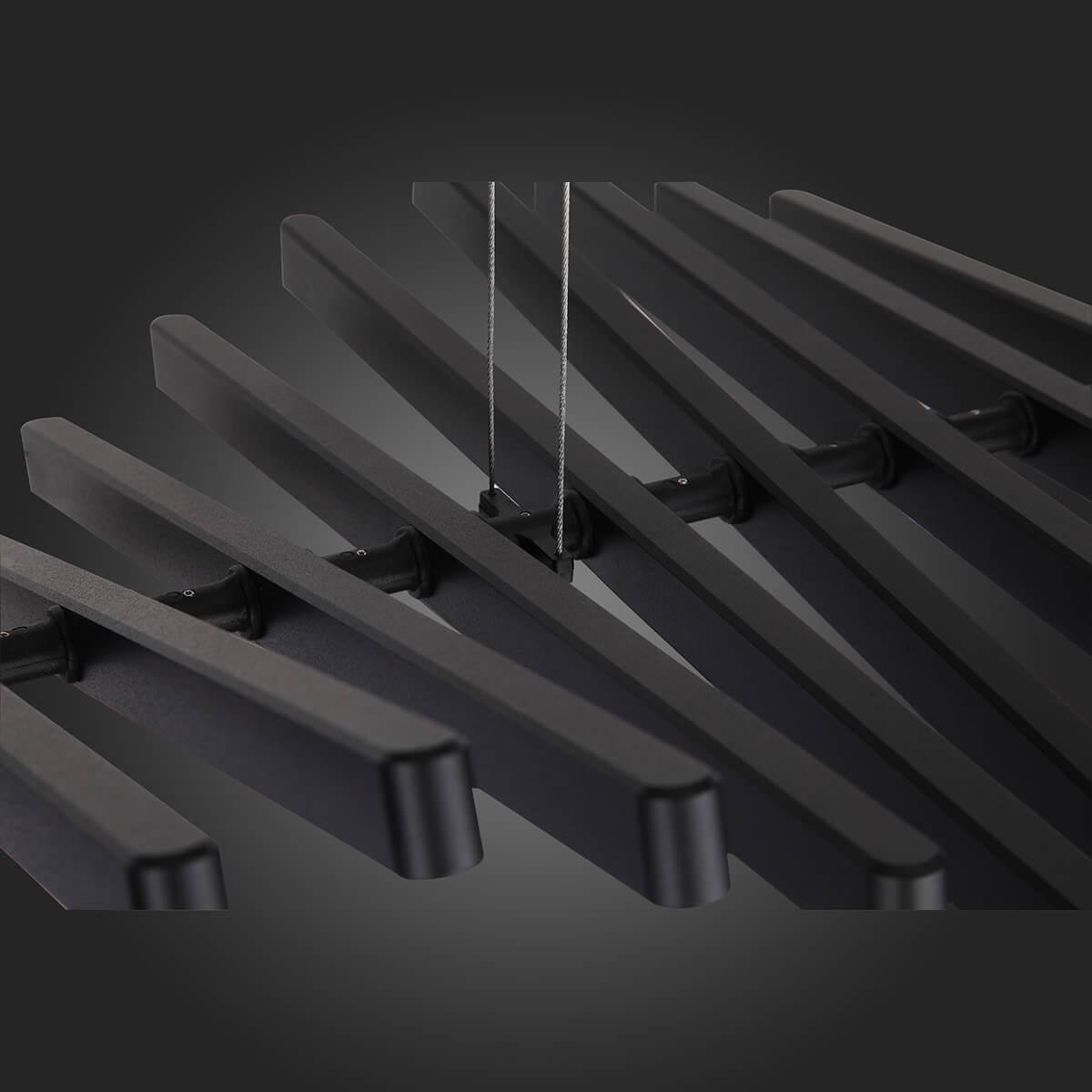 Люстра светодиодная подвесная черная ST Luce Picodi SLD001.403.20 ST LUCE ДИЗАЙНЕРСКИЕ, PICODI 00-3834534 Черный  - Вид №3