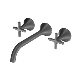 00922770 Смеситель для ванной настенный 230 полированный графит Docol LISS