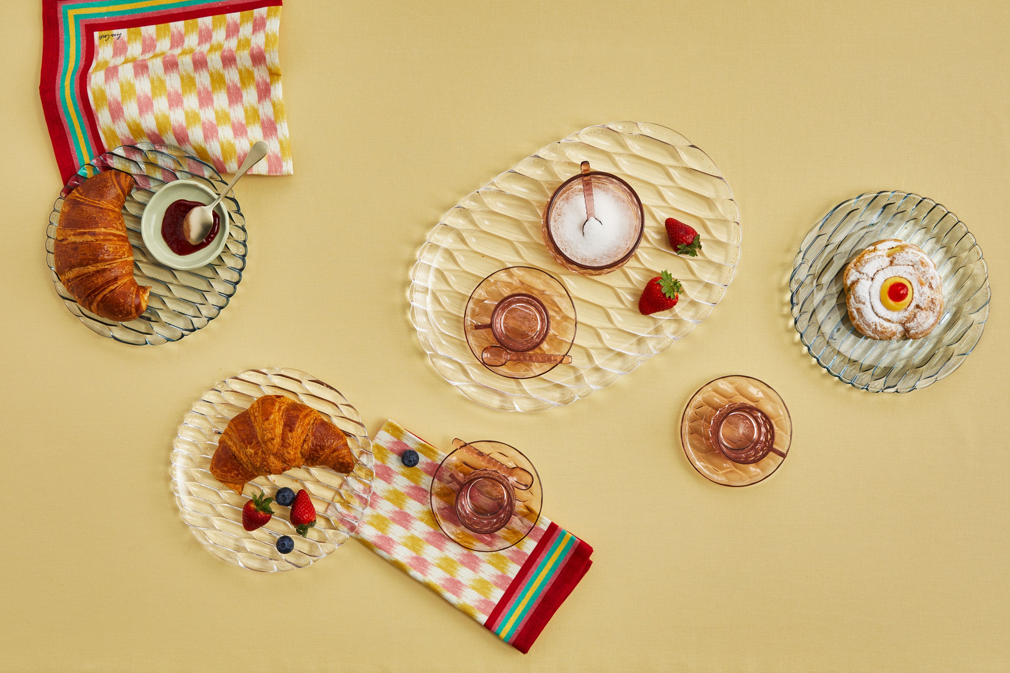 Набор десертных тарелок из инженерного пластика Kartell Jellies Family ARCH-00020901 - Вид №10