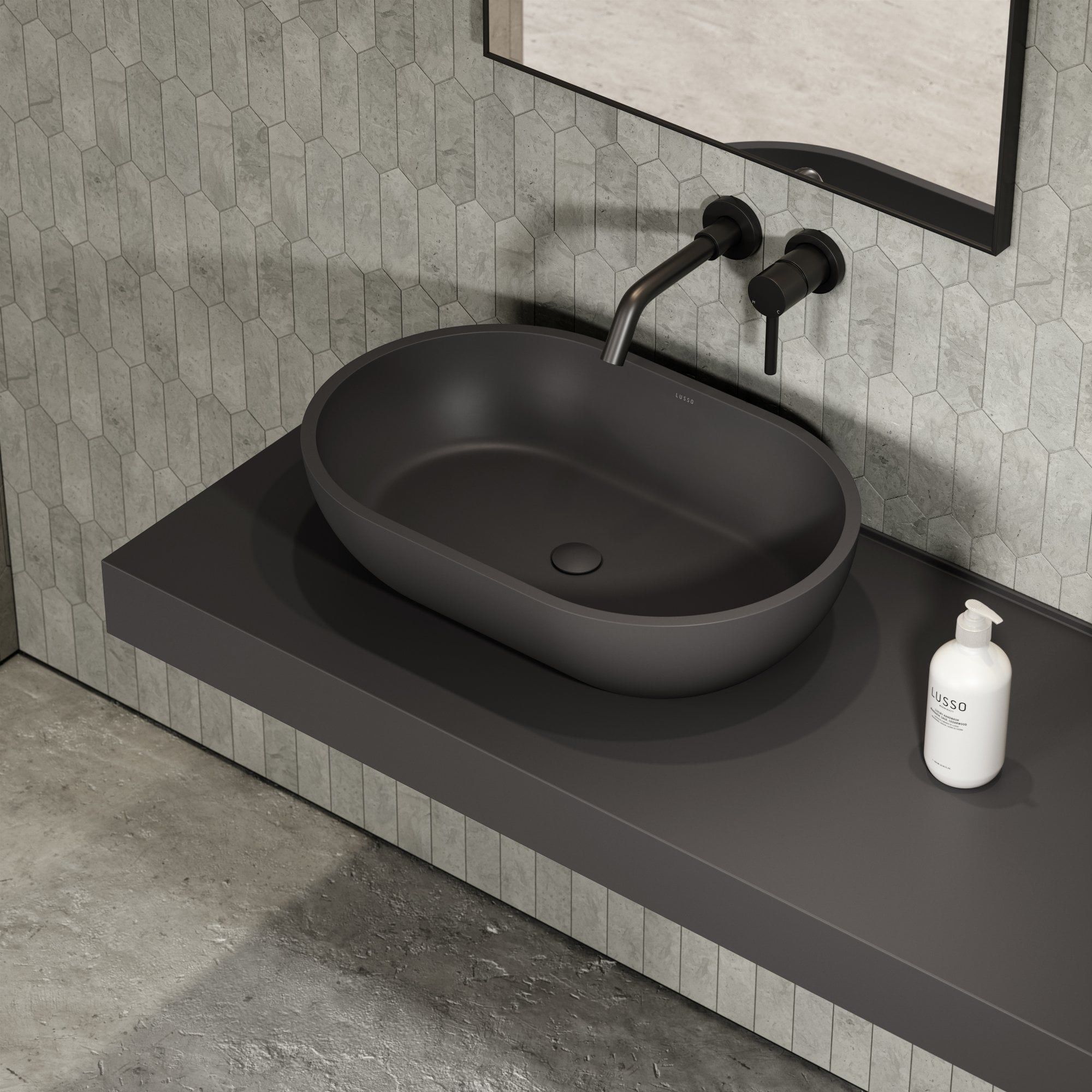 Овальная столешница из смолы LUSSO Picasso ARCH-00003673 - Вид №11