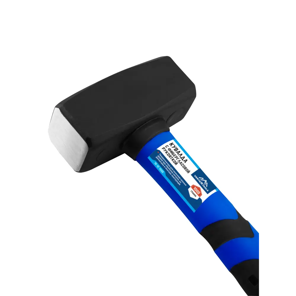 Кувалда VERTEXTOOLS профессиональная с фиберглассовой рукояткой 1000 г 89395713 STLM-1566965 - Вид №1