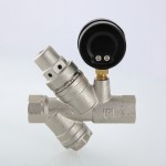 VT.515.N.04 Подпиточный клапан с фильтром и манометром Valtec 1/2"  - Вид №4