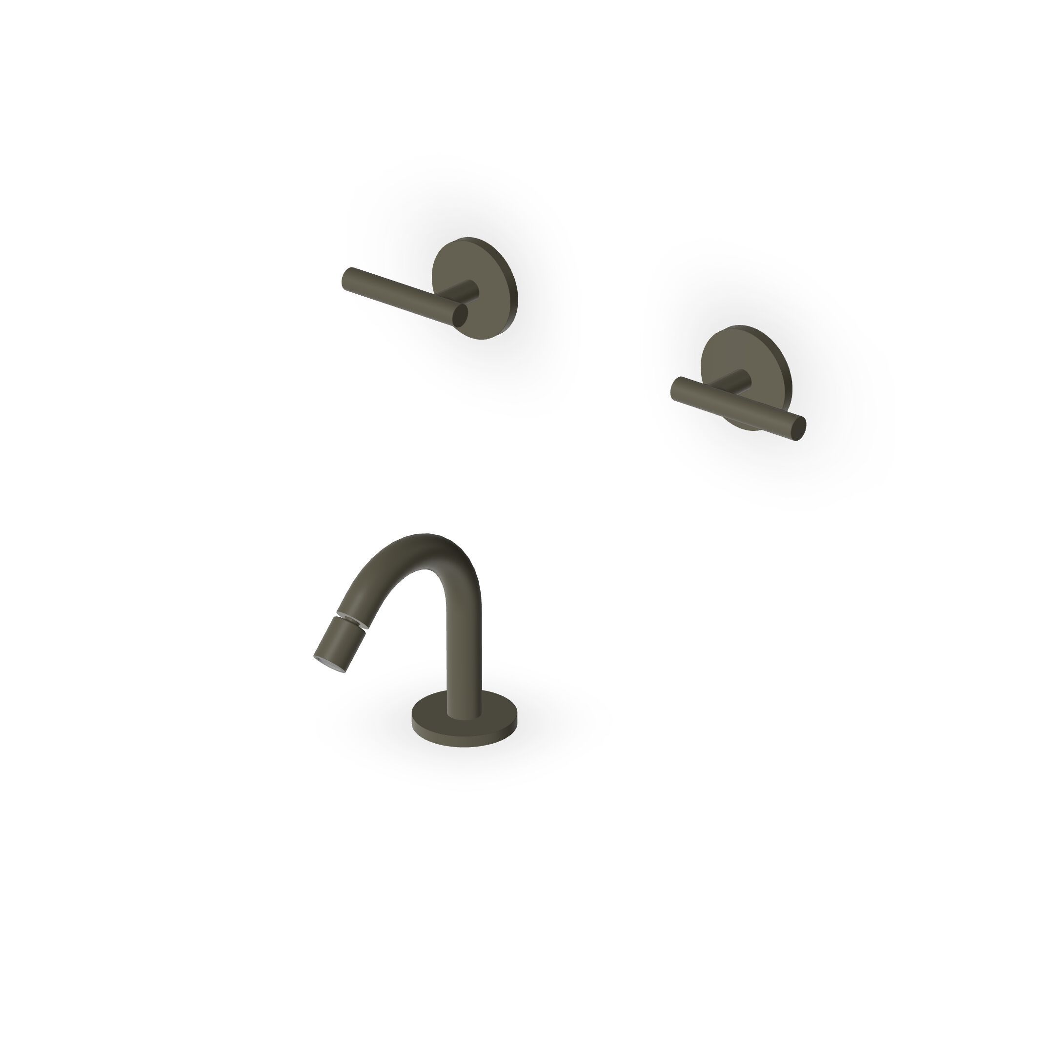 Смеситель для биде с 3 отверстиями и ограничителем расхода Zucchetti Pan S ARCH-00039679 - Вид №4