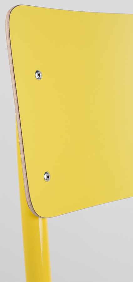 Стул Back to School желтый Zuiver 1008203 - Вид №8