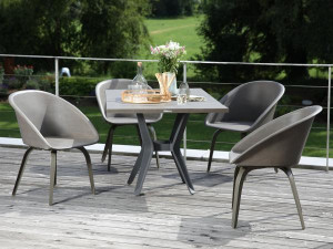 98.00.0877 Набор формул 9 шт. - вкл. 4x кресла Formula, 4x подушки (цвет на ваш выбор), 1x стол универсальный стол 90 × 160 Mbm