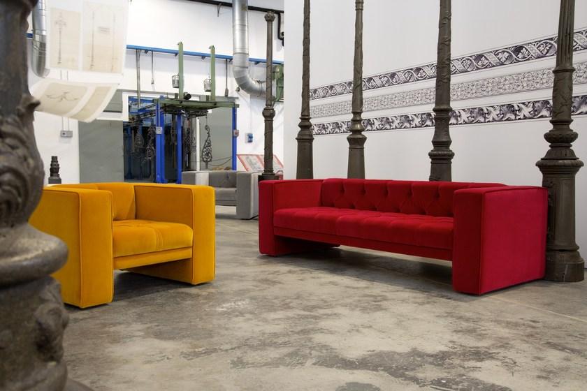 Domingo Salotti 3-х местный тканевый диван Tubby sun-id-1452185 - Вид №1