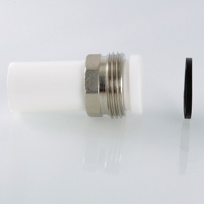 VTp.721.0.02005 Фитинг полипропиленовый – патрубок под накидную гайку Valtec 20 мм x 3/4"  - Вид №8