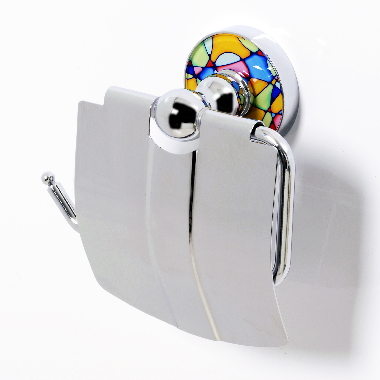 K-2225 Diemel Держатель туалетной бумаги с крышкой WasserKRAFT Diemel K-2200  - Вид №1