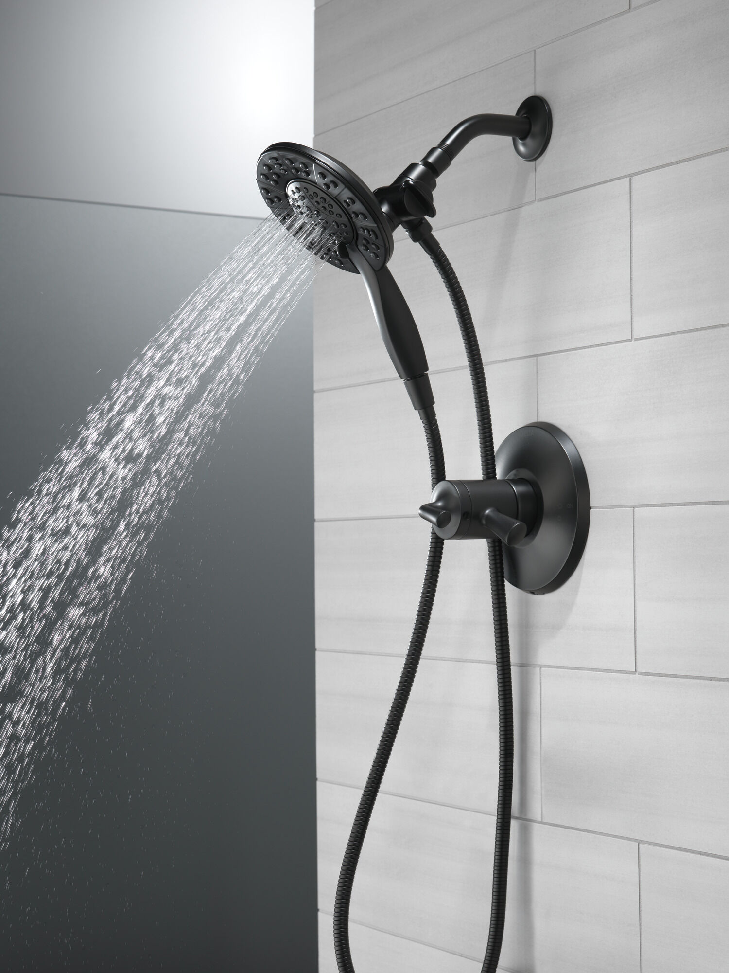 T17233-BL-I Отделка для душа Monitor 17 Series Delta Faucet Kayra Матовый черный - Вид №7