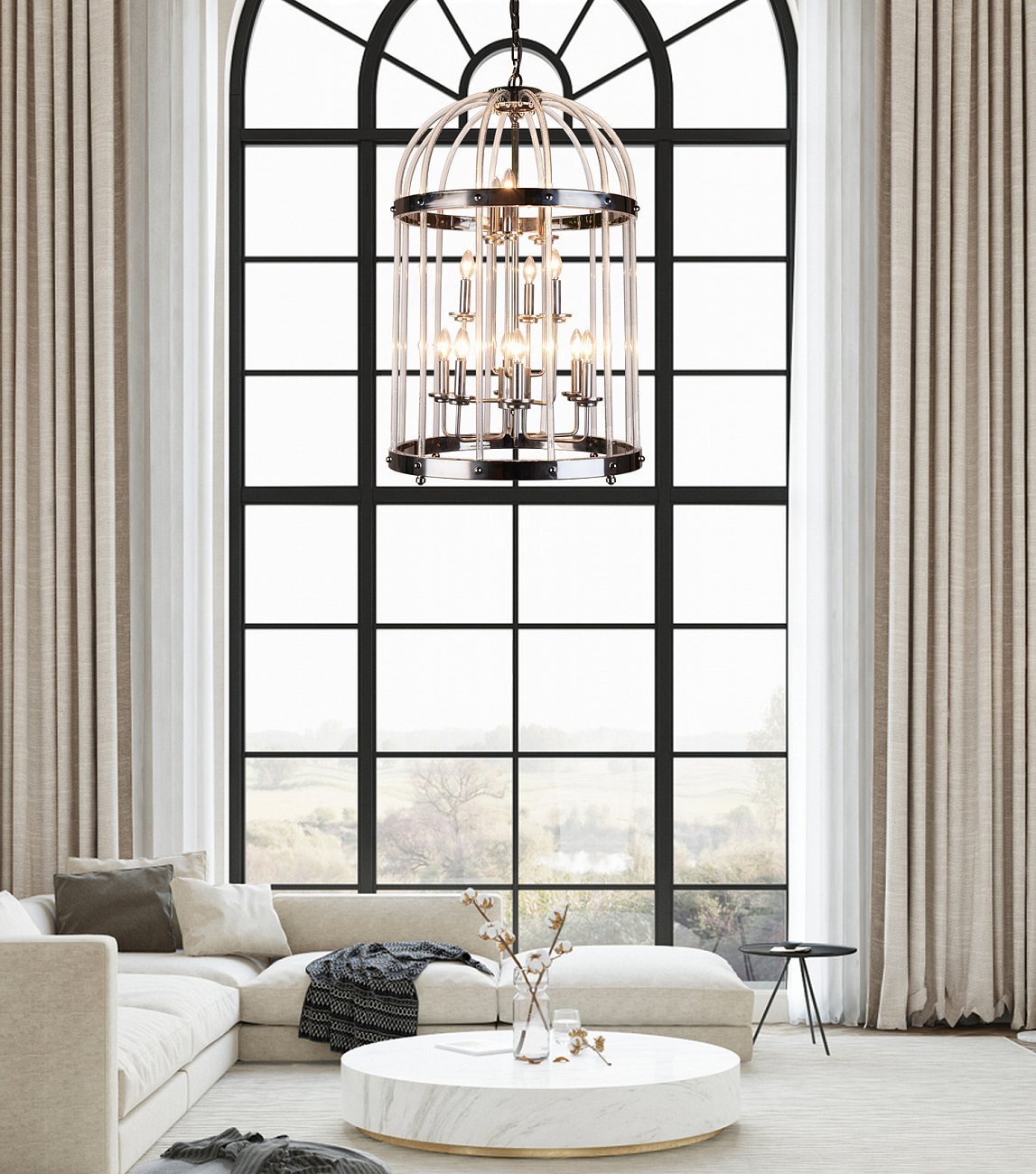 Подвесной светильник GP15145-S AS от Delight Collection GP15145-S AS DELIGHT COLLECTION ДИЗАЙНЕРСКИЕ 243768 Серебряный  - Вид №3