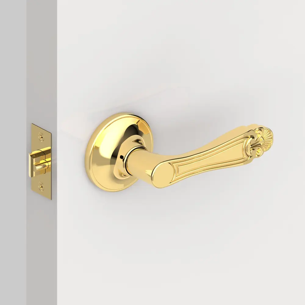 Ручка защелка 637/BL РB-Р (зол) без фик FUARO STLM-2203366 - Вид №7