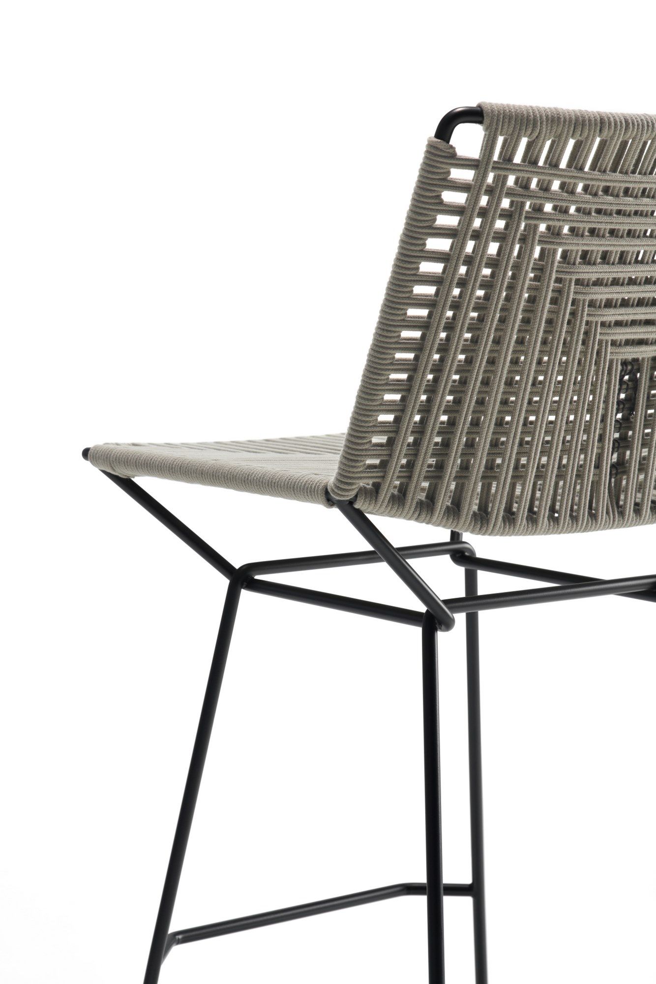 Веревочный табурет с подставкой для ног MDF Italia NEIL TWIST ARCH-00133933 - Вид №4