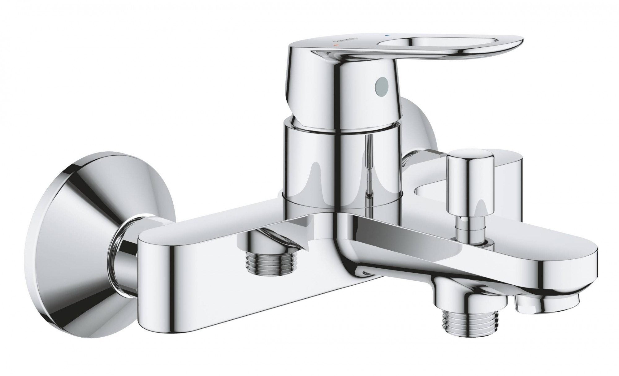 Смеситель для ванны GROHE BauLoop, настенный монтаж (23603000)
