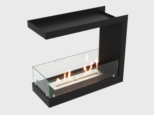 90721314 Биокамин встраиваемый торцевой сквозной LuxFire 755 М STLM-0354682 LUX FIRE
