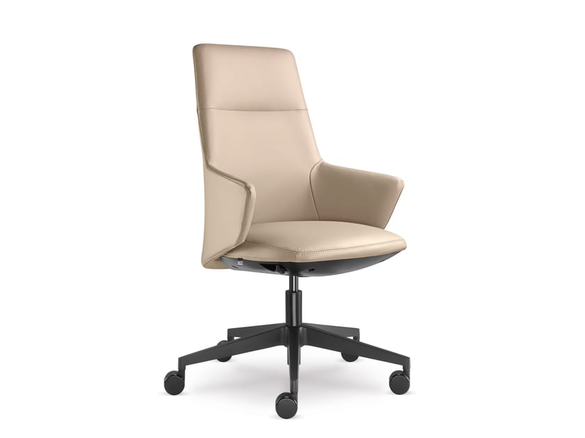 Офисное кресло с регулируемой высотой и подлокотниками с 5 спицами LD Seating Melody Design ARCH-00031382