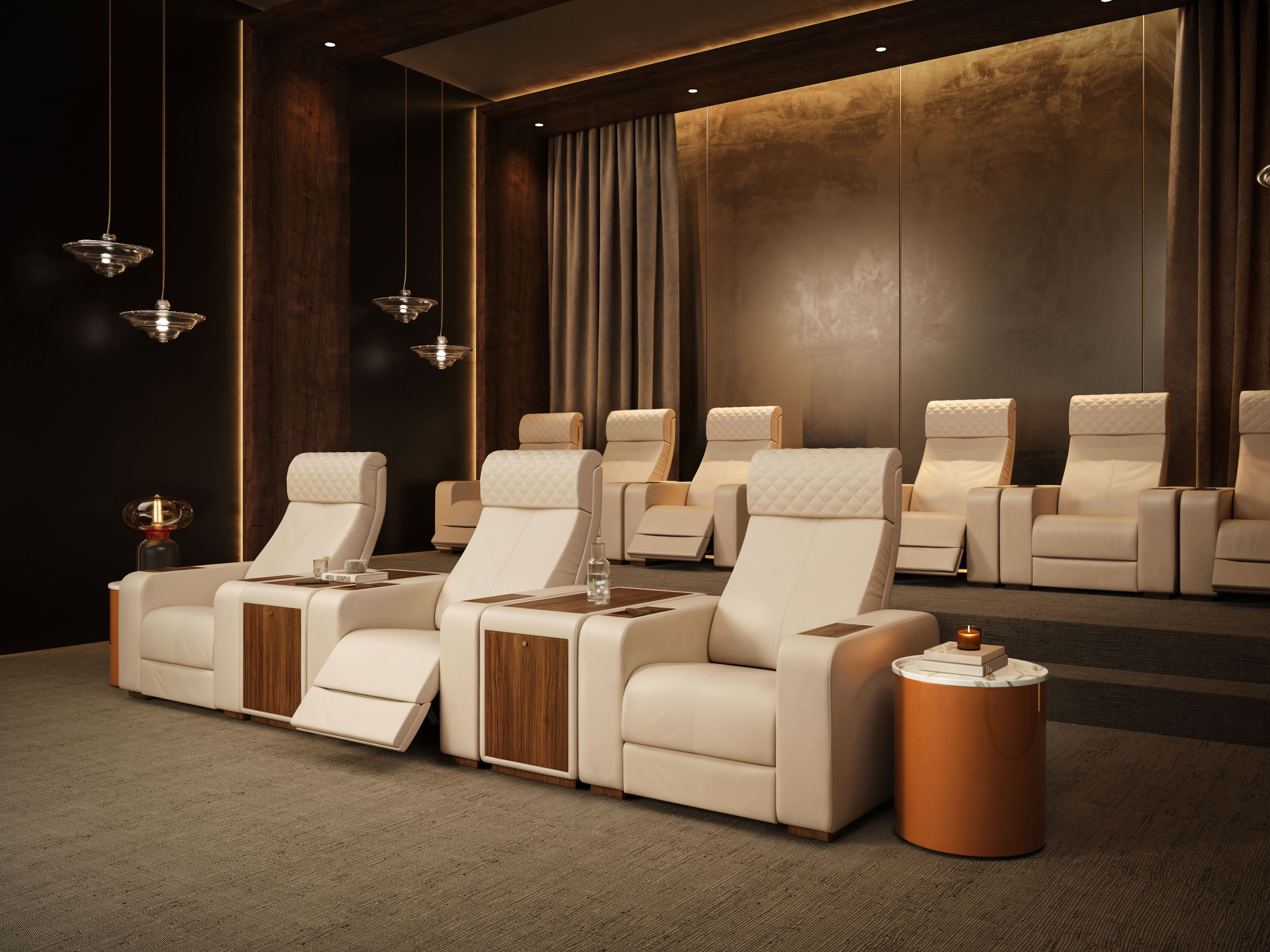 Кожаное кресло для домашнего кинотеатра Wayne Enterprises Home Collection WE-153 ARCH-00072612 - Вид №4