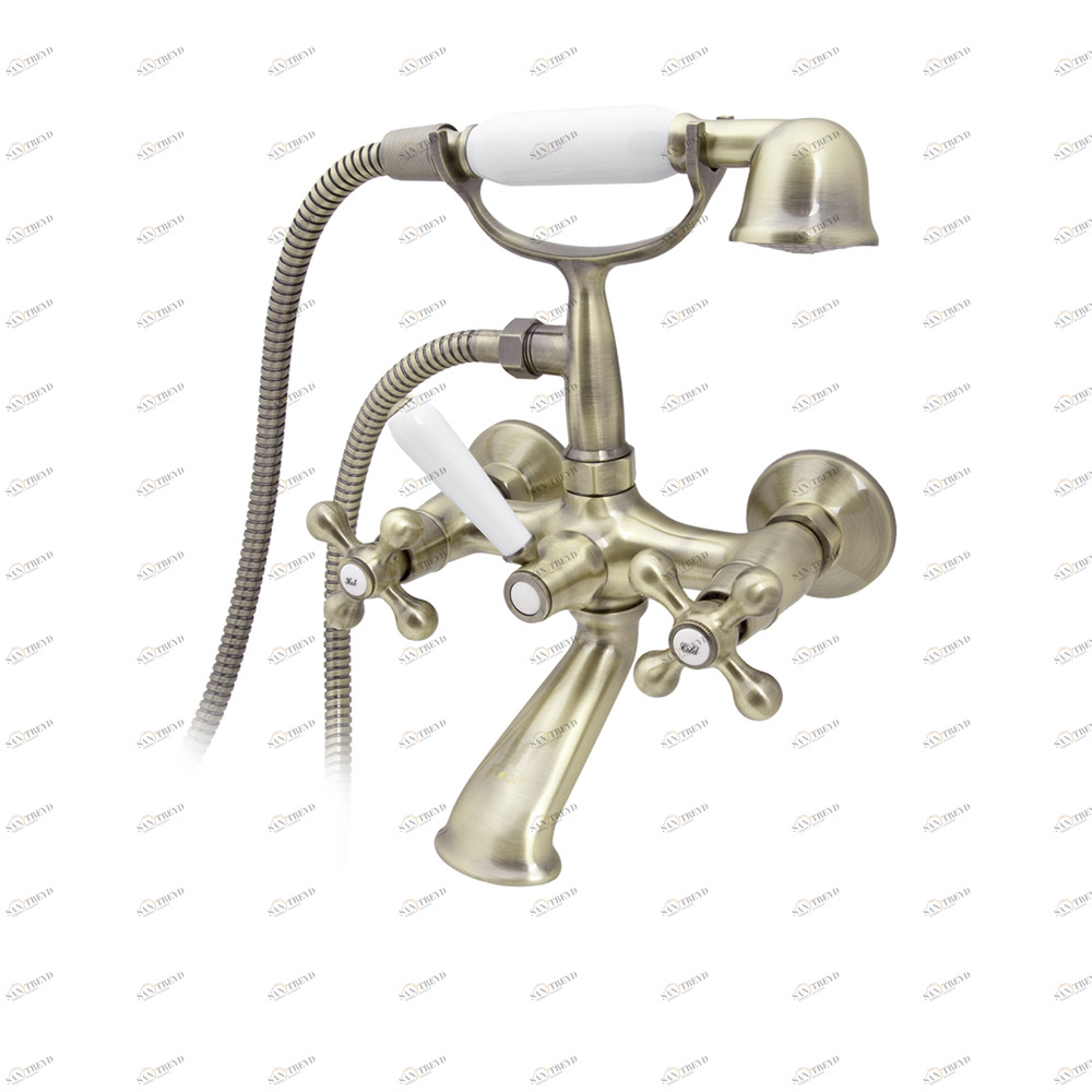 Смеситель для ванны Raiber R0090 двухрычажный R0090 Santreyd 