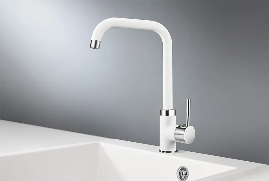 0041, АРКТИК (БЕЛЫЙ), СМЕСИТЕЛЬ КУХОННЫЙ GRANULA 41-ST145