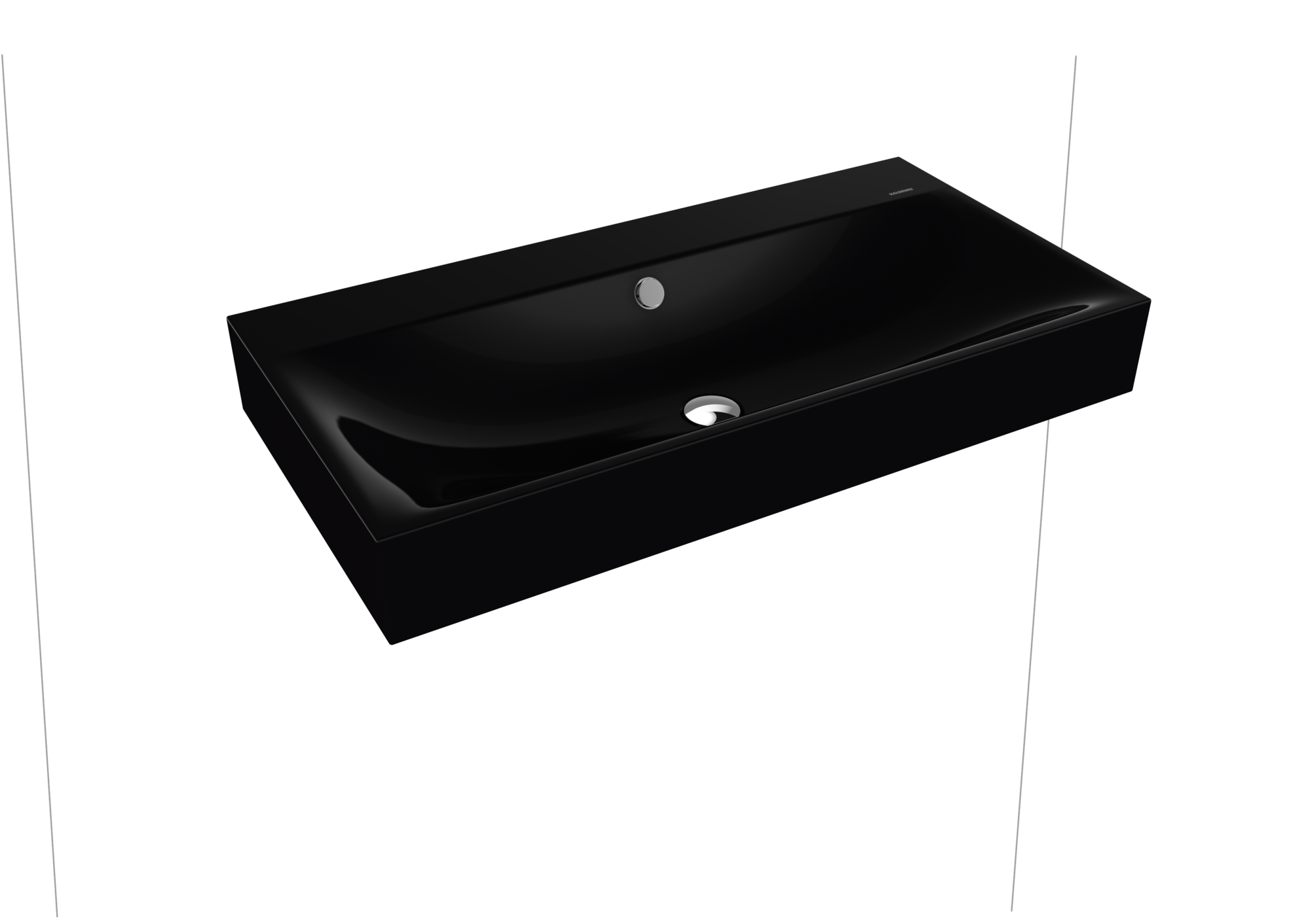 Умывальник KALDEWEI Сталь эмалированная 3045 178 черный 30453083178 