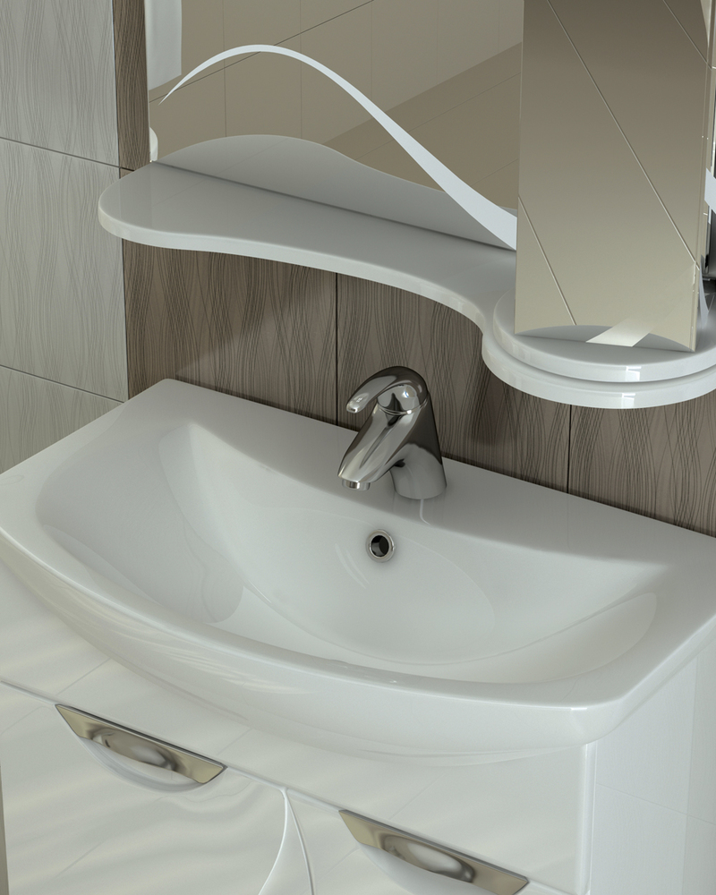 Зеркало Callao 700700⨉250⨉700 мм белый VIGO sun-id-665116 - Вид №2