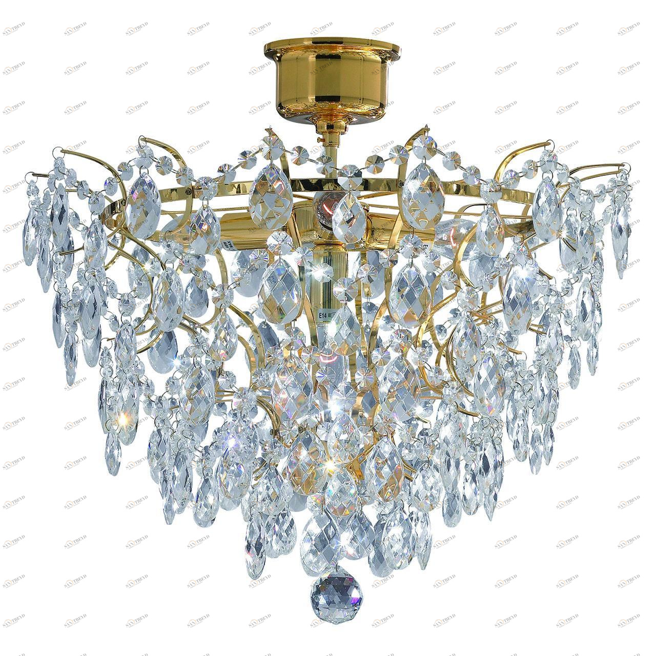 Потолочная люстра Markslojd Rosendal 100510 MARKSLOJD ДИЗАЙНЕРСКИЕ, ROSENDAL 181537 Золотой 