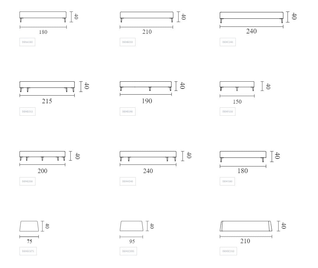 Кожаный модульный диван Bontempi Casa DENVER ARCH-00152559 - Вид №8