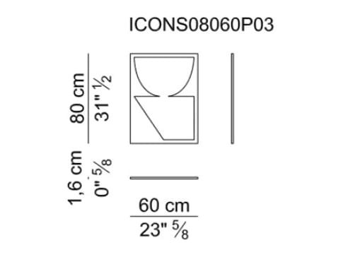 Декоративная кожаная панель i 4 Mariani Icons ARCH-00113230 - Вид №2