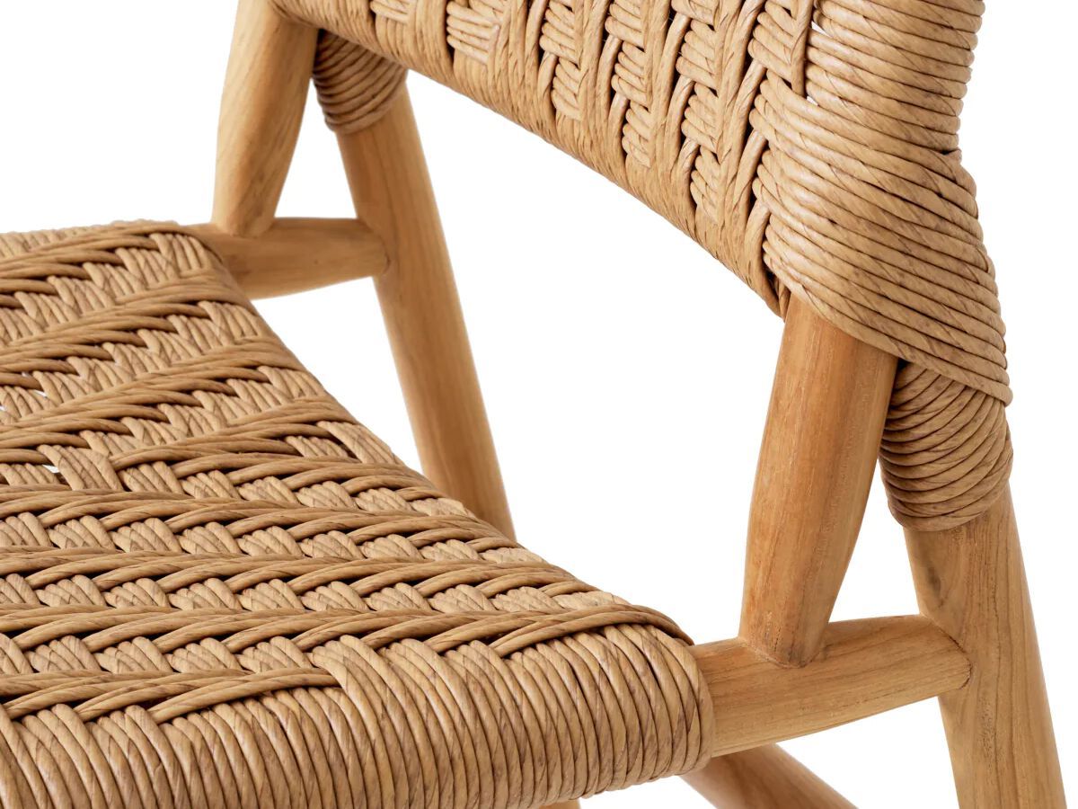 Стул для сада из тикового дерева без подлокотников Eichholtz Laroc ARCH-00018176 - Вид №3