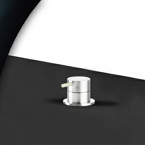 Смеситель для раковины сталь глянцевая с серой ручкой Toki Radomonte TKI12LCIL29