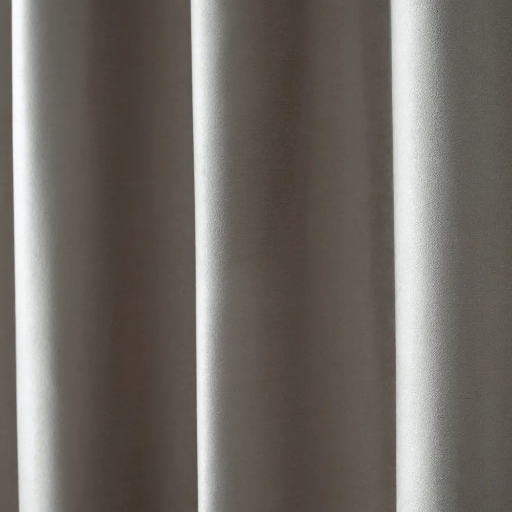 Штора на ленте 140x260 см цвет бежево-серый GARDEN STLM-2077831 - Вид №1