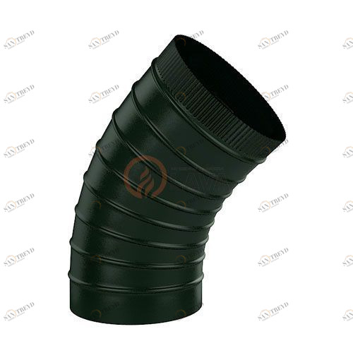 Сэндвич-отвод LAVA 115/180 мм. 45" зеленый (6005) 4391