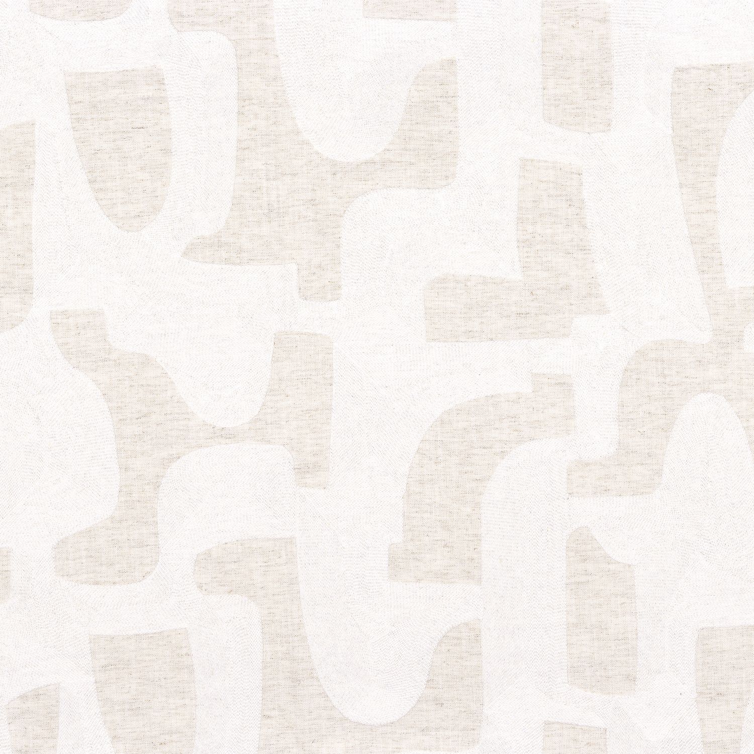 Вышитая ткань из хлопка, вискозы и льна Casamance Luminescence ARCH-00036835 - Вид №1