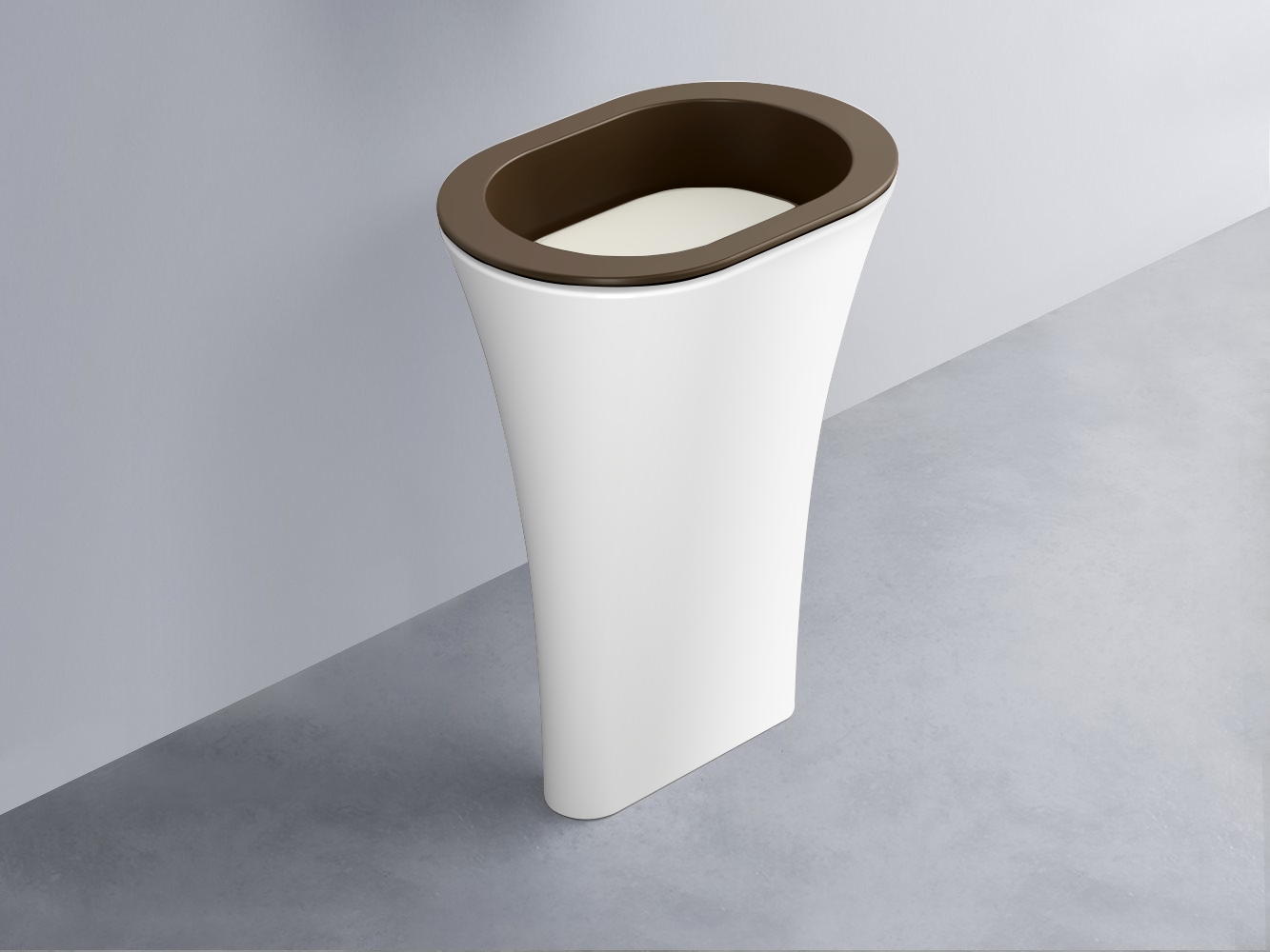 AMLA65-CA+AMPILO-TL+AMCOLO-BL Раковина Amedeo Ovale отдельностоящая cielo Enjoy + Amedeo Ceramica Cielo