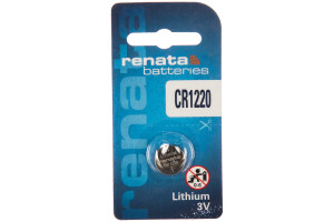16168747 Литиевая батарейка CR 1220 Li/MnO2 38mAh, 3V NEW 12714 Renata