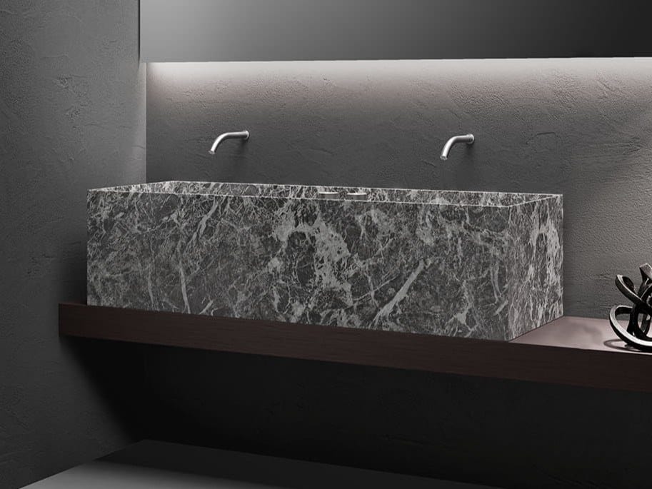 Двойная подвесная раковина из мрамора Jolie Grey Falper Minimum ARCH-00049086