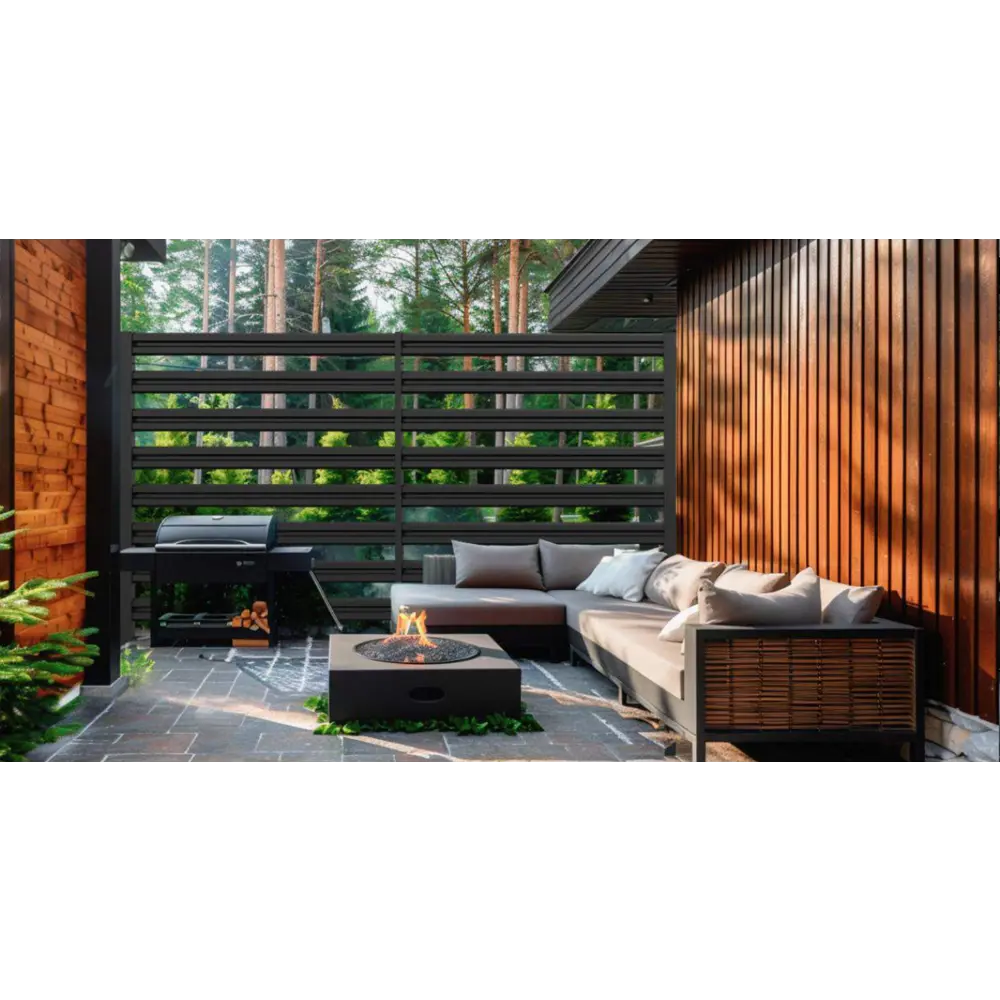 Еврожалюзи Горизонт 2.5x2 м RAL 7024 графит 88698255 STLM-2097762 Santreyd  - Вид №1