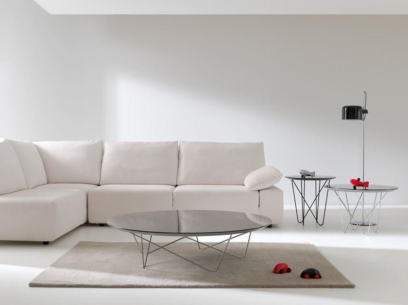 Kendo Mobiliario Низкий круглый лакированный журнальный столик sun-id-1430130 - Вид №3