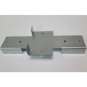 91568461 Кронштейн Ювента для крепления профиль-поперечины 40x20 мм к столбу цинк 10 шт STLM-0959244