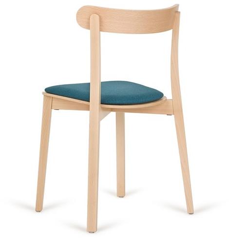 Paged Штабелируемый деревянный стул со встроенной подушкой Icho sun-id-1426748 - Вид №1