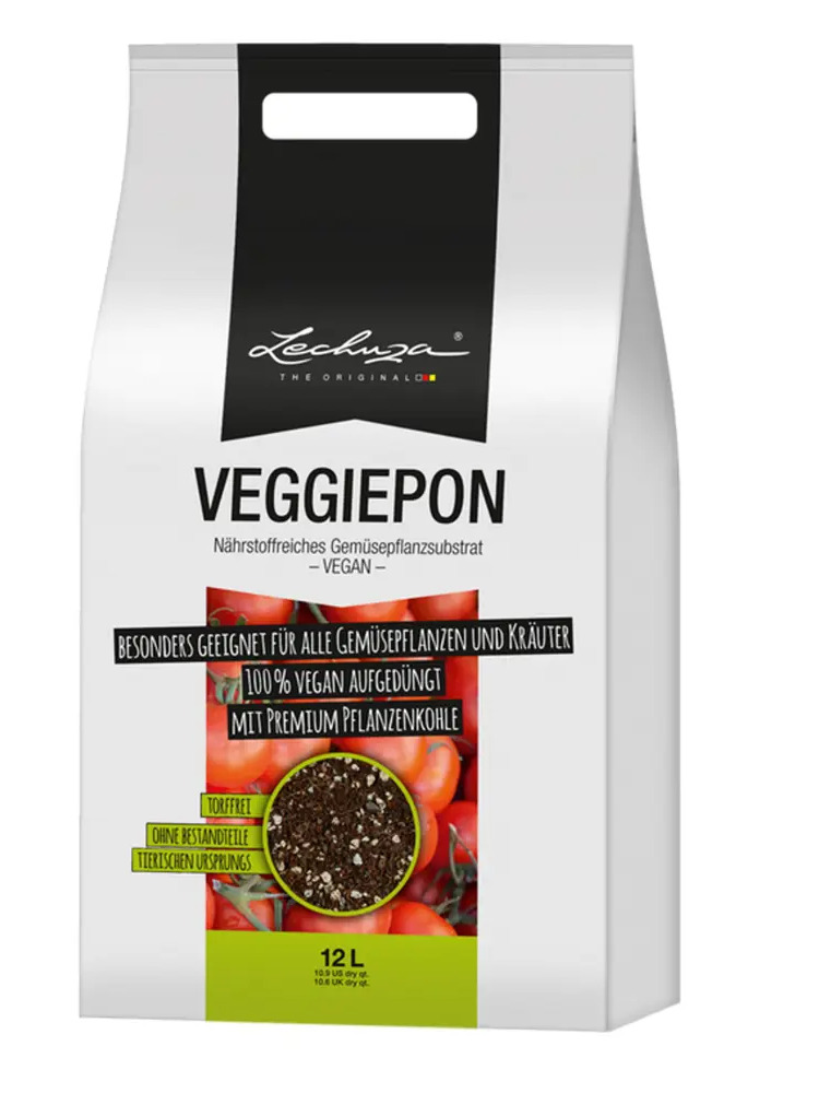 91201592 Субстрат для овощей LECHUZA VEGGIEPON 19592, 12 л STLM-0963798
